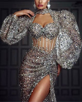Shannon Maxi Dress-Silver