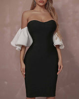 Alivia Midi Dress-Black