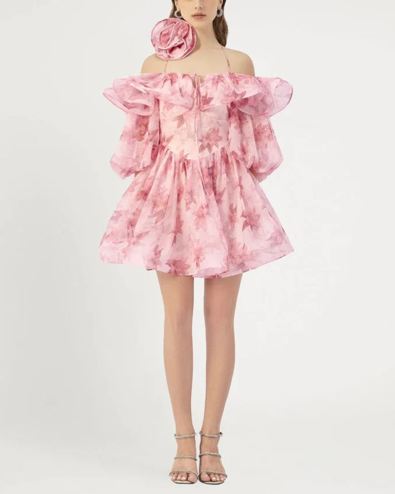 micah mini dress Micah Mini Dress-pink – fashionmallonline.com