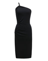 Lina Midi Dress-Black