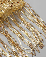 Aspen Mini Dress-Gold