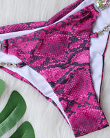Lauren Swimwear-pink Serpentine