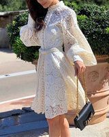 Macy Midi Dress-Beige