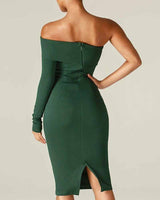 Talia Midi Dress-Green