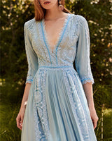 Makenzie Maxi Dress-Blue