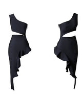 Charlotte Midi Dress-Black