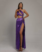 Lea Maxi Dress-Purple