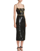 Ryann Midi Dress-Black