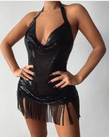 ESSENCE MINI DRESS-BLACK