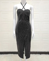 Dahlia Midi Dress-Black