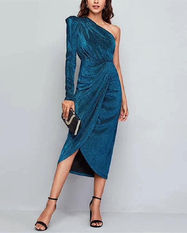 Frances Maxi Dress-Blue