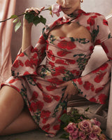 Eden Mini Dress-Red