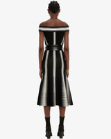 Stephany Midi Dress-Black