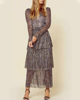 Mina Maxi Dress-Grey