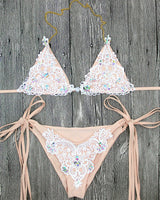 Logan Bikini Two Piece Set-Beige