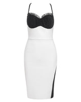 Mckinley Midi Dress-White