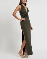 Lilyana Maxi Dress-Green