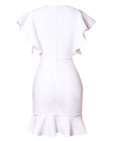 Roselyn Mini Dress-White