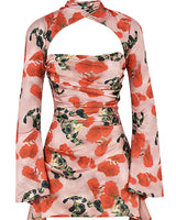 Eden Mini Dress-Red
