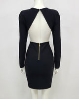 Talia Mini Dress-Black