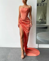 Laura strapless Maxi Dress