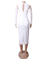 Jasmine Midi Dress-White