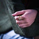 Pave Disc Ring