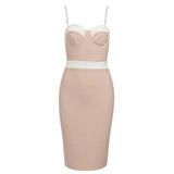 Lola Midi Dress-Pink