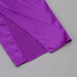 Alina Midi Dress-Purple