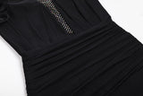 Noelle Mini Dress-Black