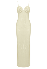 Sloan Beige Maxi Dress