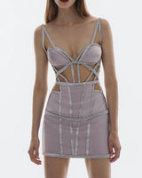 Tia Mini Dress - Purple