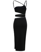 Baylee Midi Dress-Black