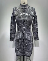 Kierra Mini Dress-black