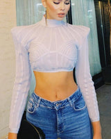 Areli Long sleeve Crop Top
