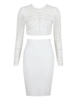 Aileen two piece set-White