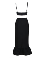 Abigayle Midi Dress-Black