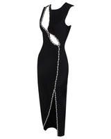 Lilah Maxi Dress-Black