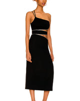 Baylee Midi Dress-Black