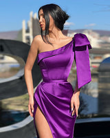 Alina Midi Dress-Purple
