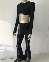 Paloma Two Piece Set-black
