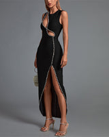 Lilah Maxi Dress-Black