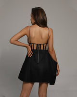 Alma Mini Dress-Black