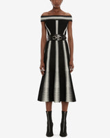 Stephany Midi Dress-Black