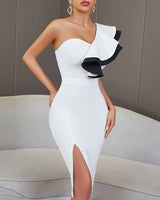 Georgia Midi Dress-White