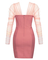 Taylor Mini Dress-Pink