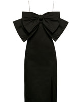 Lillianna Midi Dress-Black