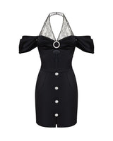 Kendra Mini Dress-Black