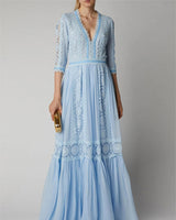 Makenzie Maxi Dress-Blue