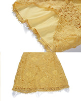 Madison Mini Dress- Yellow